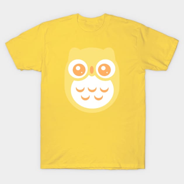 Yellow Cute baby Owl T-Shirt by ClaudiaRinaldi